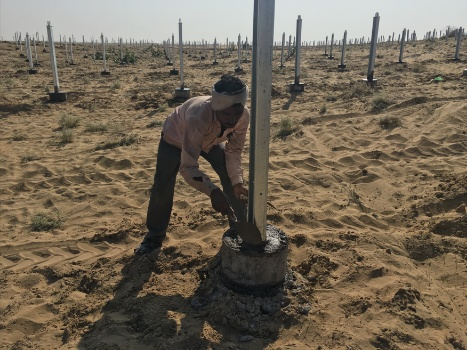 Proyecto de energía solar NTPC de 2,50 MW, Mandsaur India
