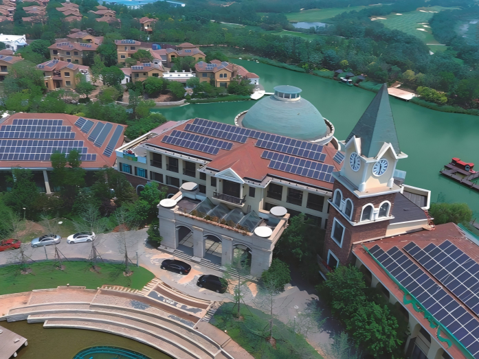 Tejado de 855 KW, Tianjin China