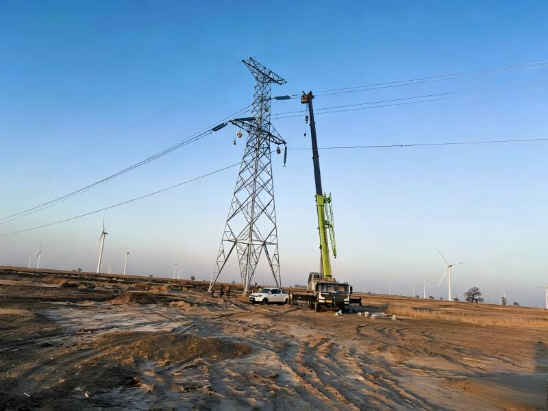 Torres de transmisión de energía de 110 kV en China
