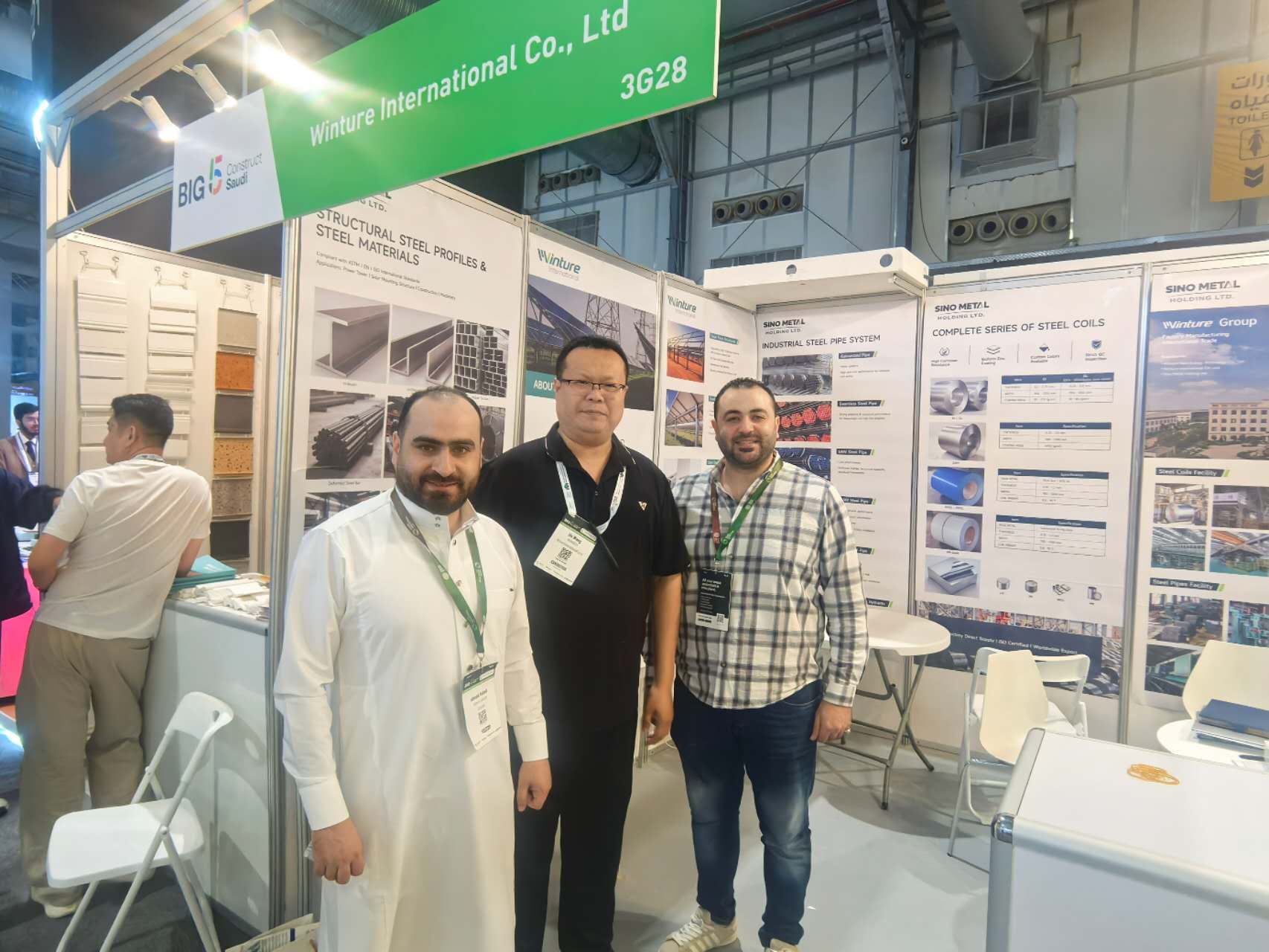 Resumen de la feria de construcción de los 5 grandes sauditas