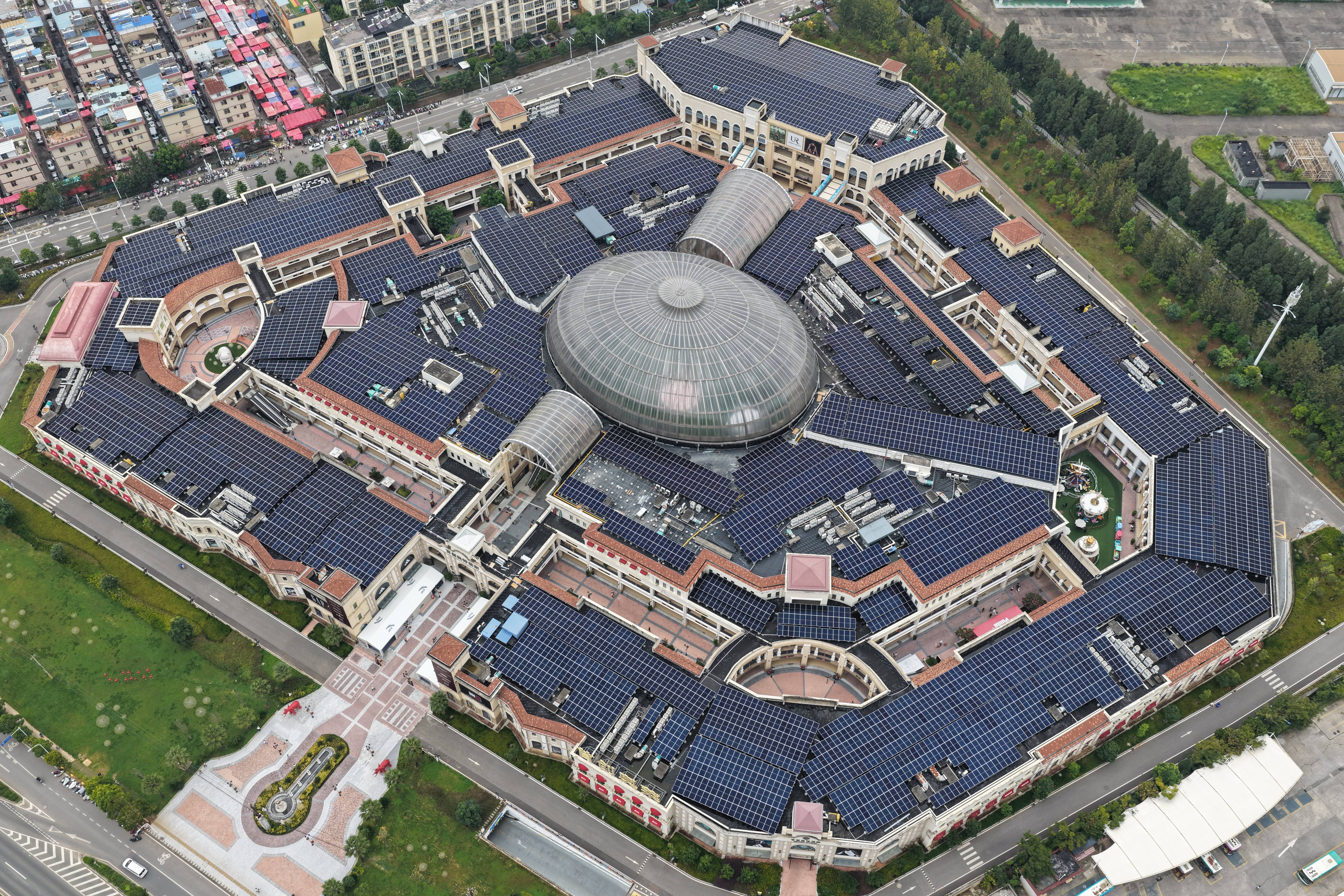 Proyecto solar de 5,4 MW Kunming | Montaje en tejados | Winture International